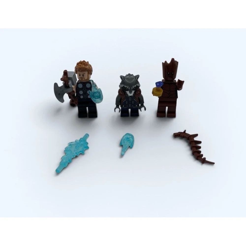 Lego 76102 Marvel Infinity War Thor Rocket Raccoon & Groot Minifigure